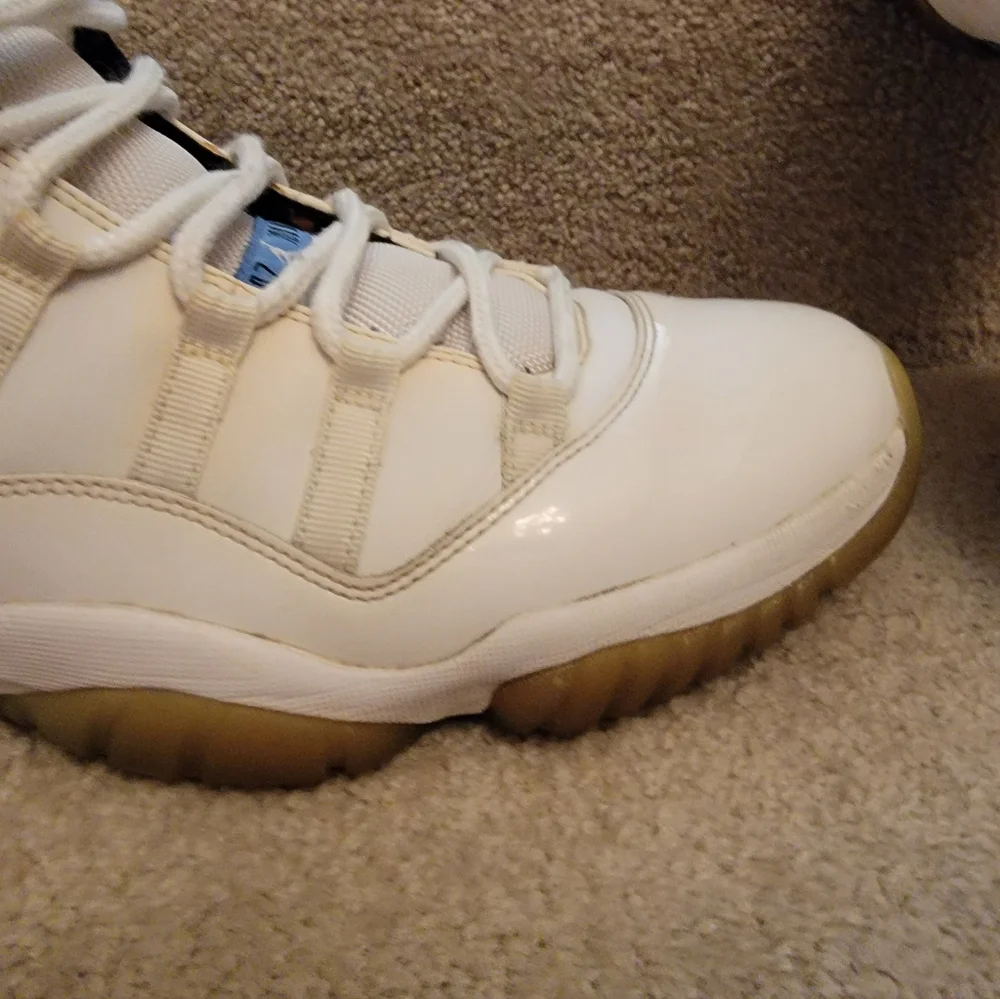 Nike Air Jordan 11 Retro Legend Blue White Sneakers 378037-117 Men's Size 11.5 - Picture 4 of 11